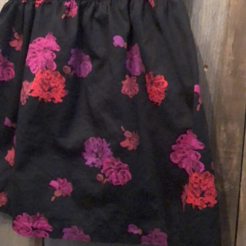 GapKids Floral Dress in Black Size Large 10 Regular Girls